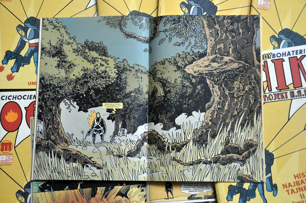 ognik, komiks, jan hardy