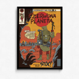 jan hardy czerwona planeta, komiks, print