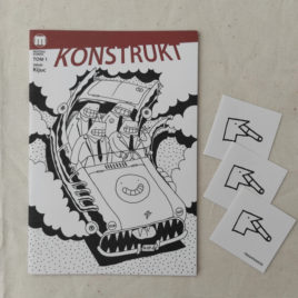 01 krzysztof nowak, komiks, konstrukt 1, kijuz, blank cover