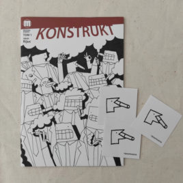 01 krzysztof nowak, komiks, konstrukt 1, kijuz, blank cover, nibyci