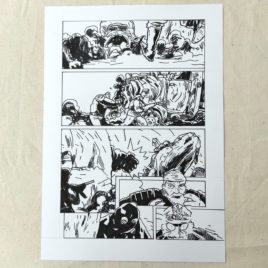 Jan Hardy – Żołnierz Wyklęty 1 Oryginalna plansza komiksowa A3, unikat!