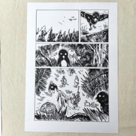 Jan Hardy – Żołnierz Wyklęty 1 Oryginalna plansza komiksowa A3, unikat!