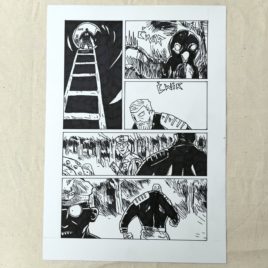 Jan Hardy – Żołnierz Wyklęty 1 Oryginalna plansza komiksowa A3, unikat!