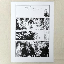 Jan Hardy – Żołnierz Wyklęty 1 Oryginalna plansza komiksowa A3, unikat!
