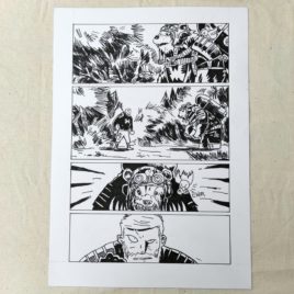 Jan Hardy – Żołnierz Wyklęty 1 Oryginalna plansza komiksowa A3, unikat!